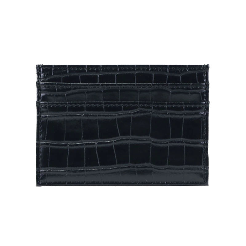Croco Card Holder