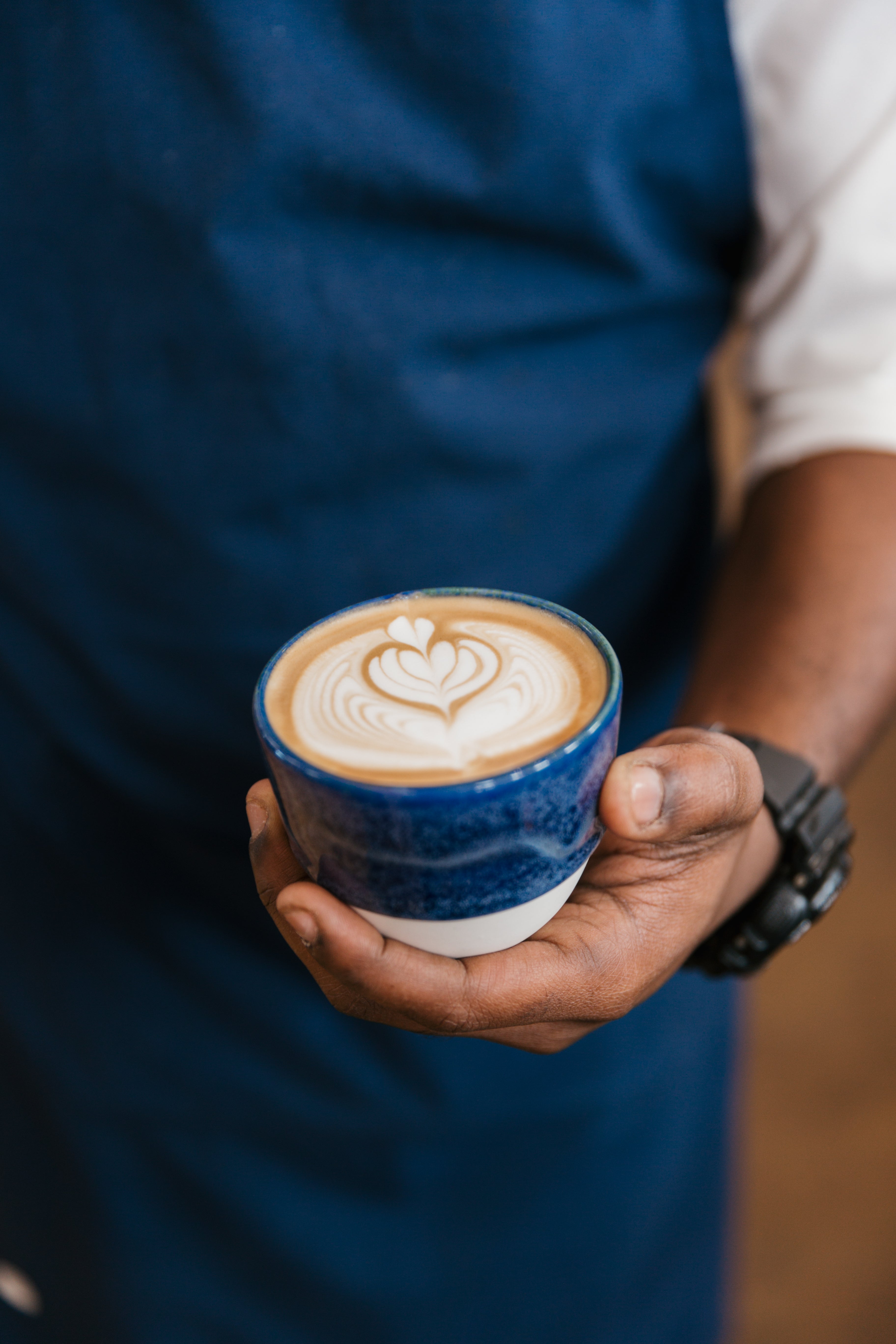 Dripping Blue Cup
