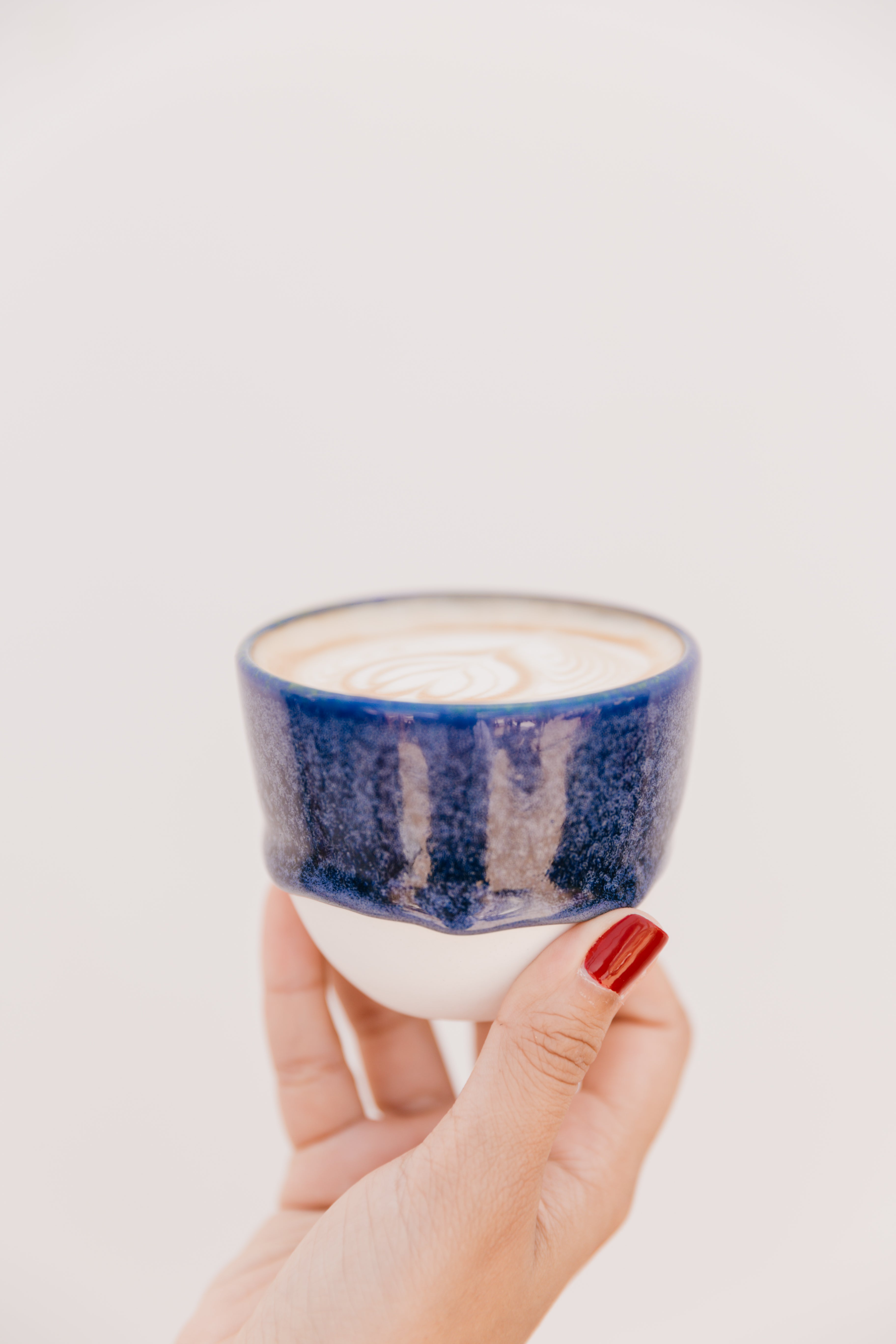 Dripping Blue Cup