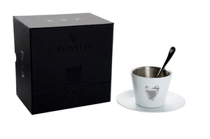 Rovatti Stainless Coffee Cup Set Bahrain 200ml _White