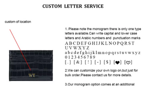 Croco Card Holder