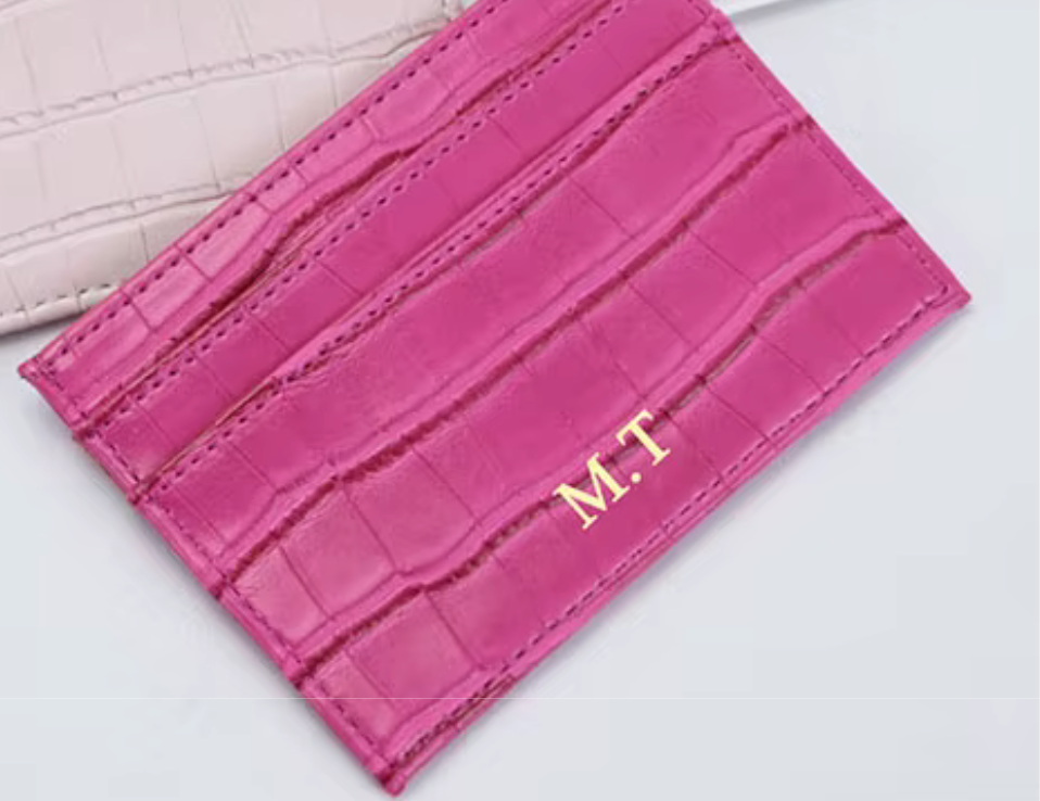 Croco Card Holder