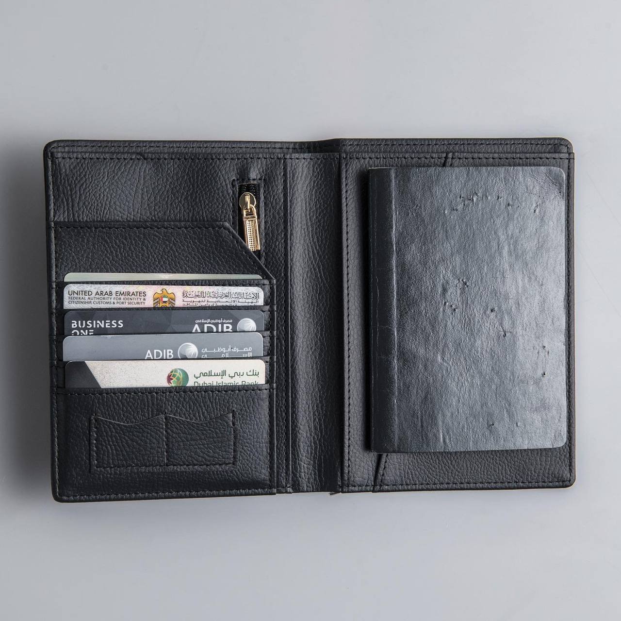 Passport Holder Bahrain - Black