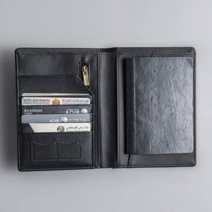 Passport Holder Bahrain - Black