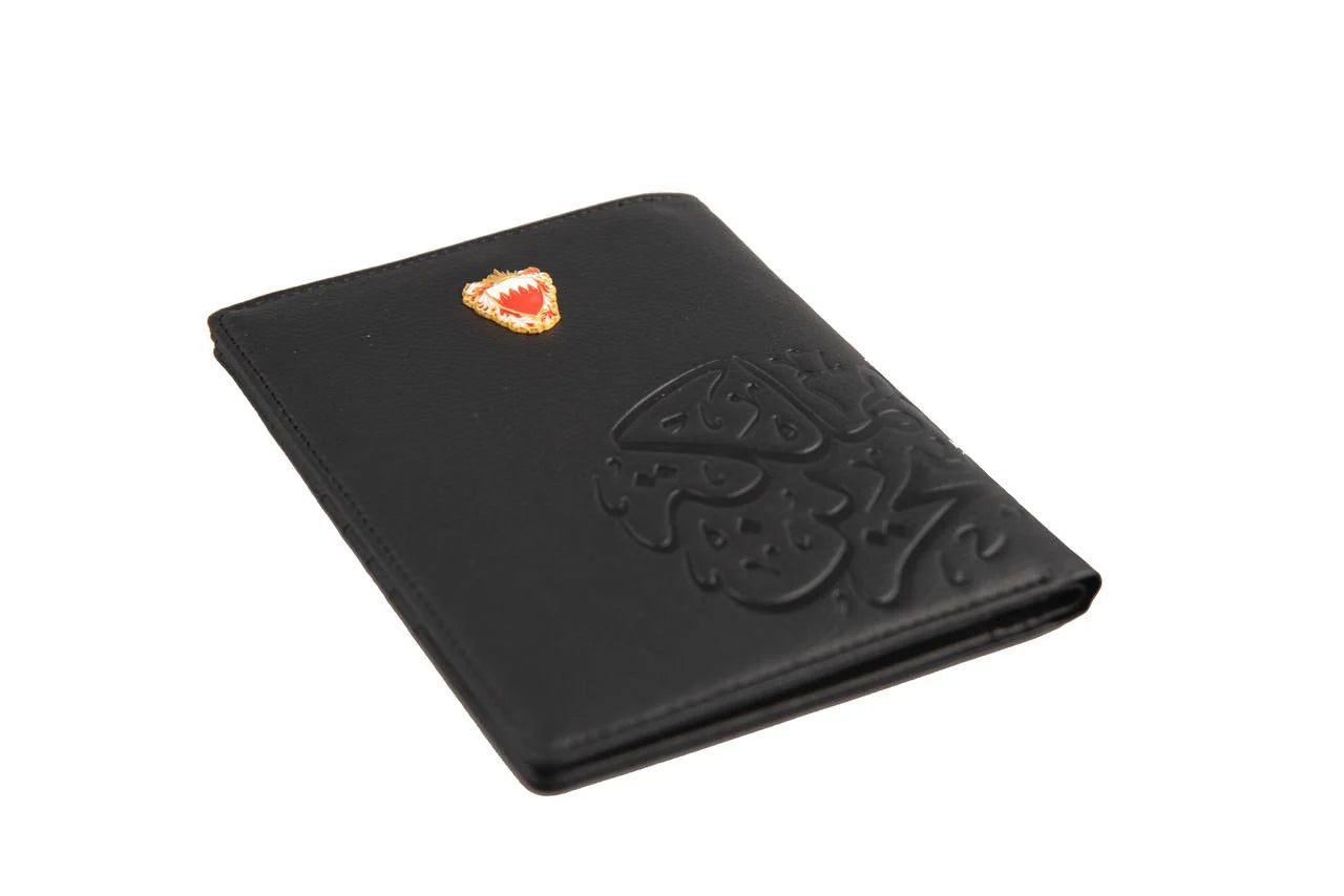 Passport Holder Bahrain - Black