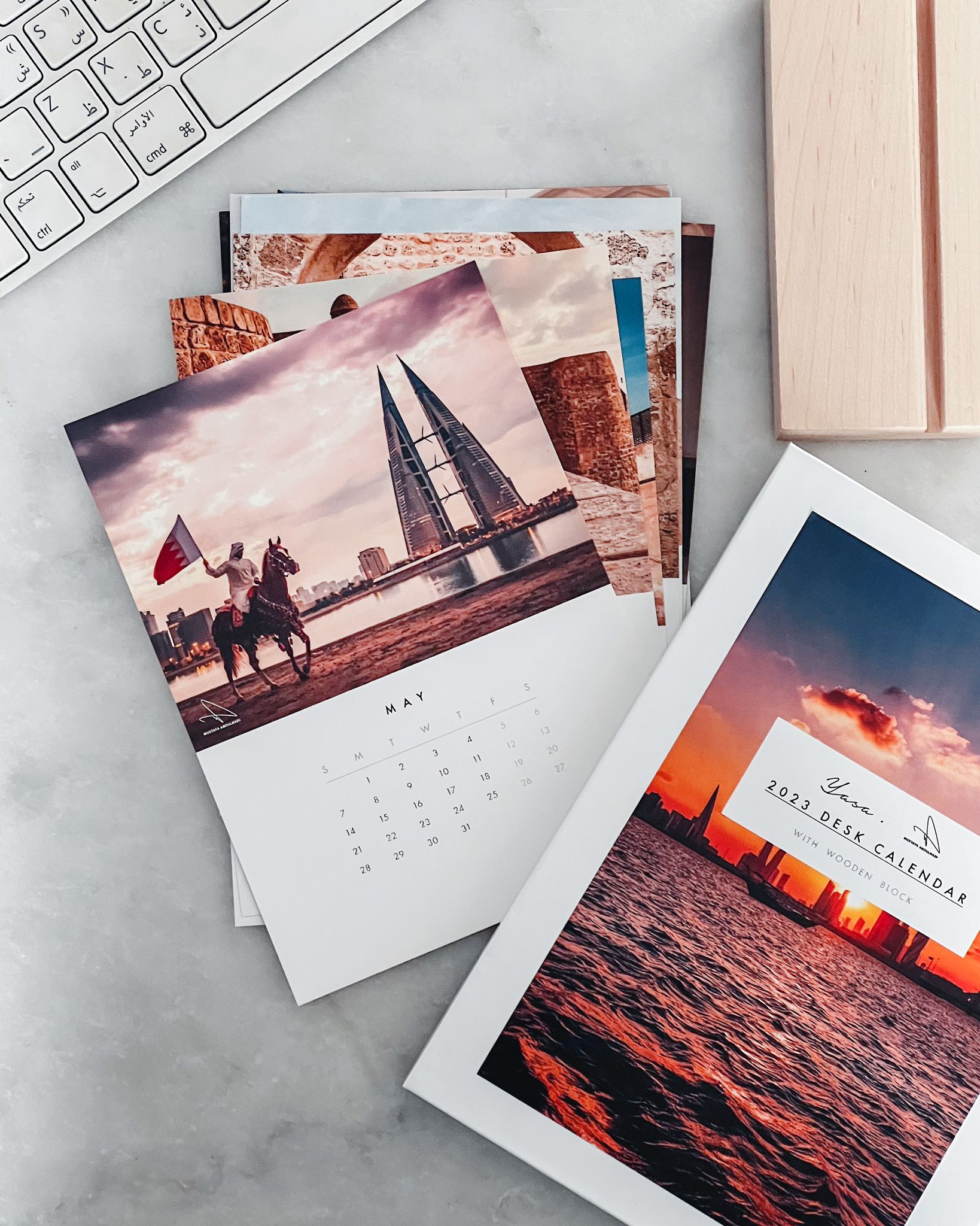 Bahrain Desk Calendar 2023 - by Mustafa AbdulHadi