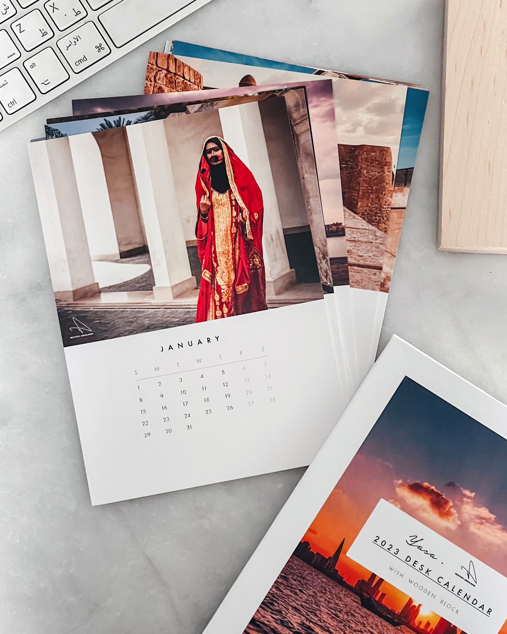Bahrain Desk Calendar 2023 - by Mustafa AbdulHadi