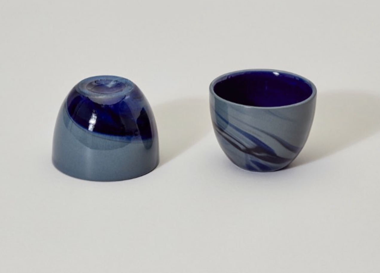 Dark Blue Smoke cup