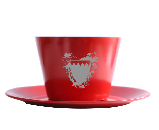 Rovatti Stainless Coffee Cup Set Bahrain 200ml - Red