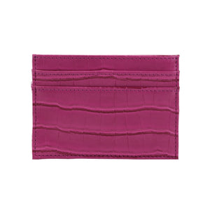 Croco Card Holder