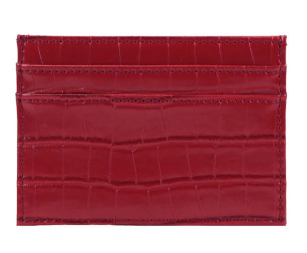 Croco Card Holder