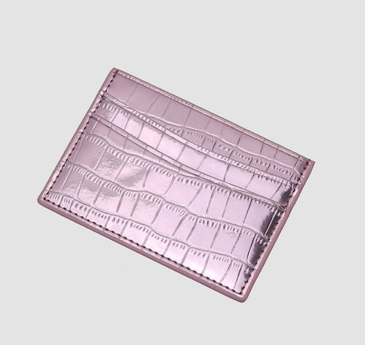 Croco Card Holder