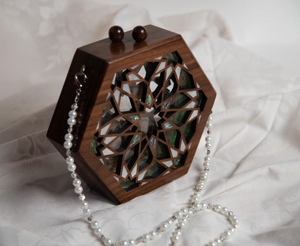 Mandala Light Wooden bag