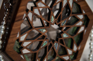 Mandala Light Wooden bag